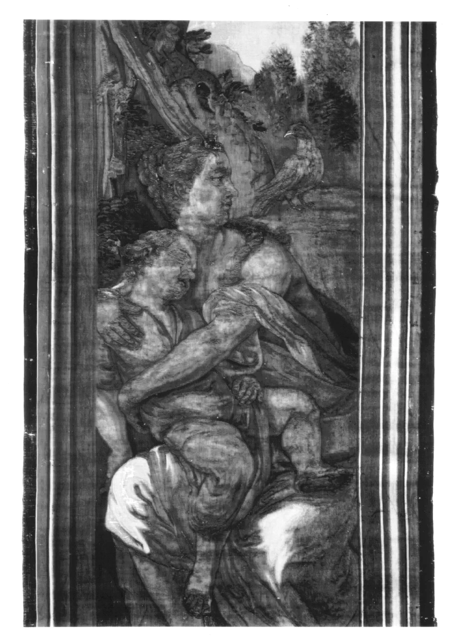 Ascanio addormentato in braccio a Venere - Museo di Palazzo Reale, Torino, dettaglio 1